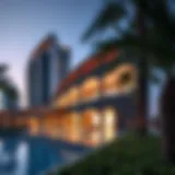 Stunning view of Rosewater's architectural façade