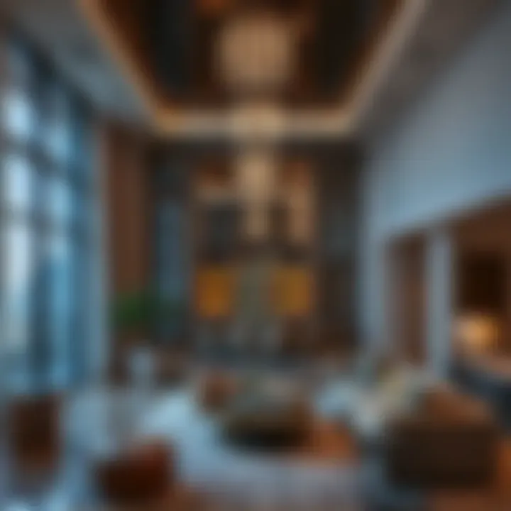 Luxurious Interior Design Luxurious interior design of a hotel apartment