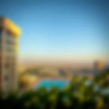 Stunning View Stunning view from Safawi Park Hotel Apartments