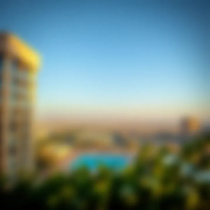 Stunning View Stunning view from Safawi Park Hotel Apartments