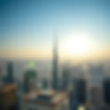 Panoramic skyline view from Sidra Tower