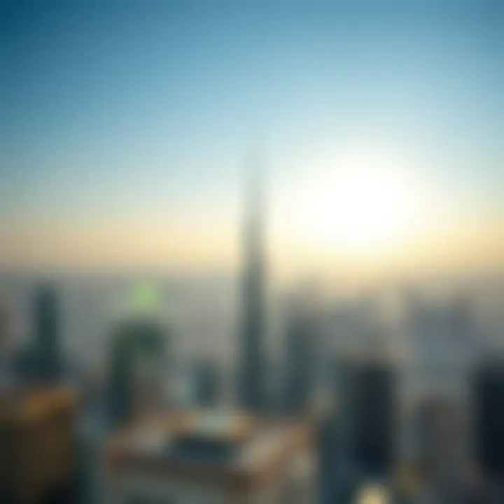 Panoramic skyline view from Sidra Tower