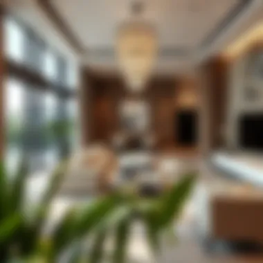 Luxury Interiors of Sobha Hartland Luxurious interiors of a Sobha Hartland residence highlighting modern design