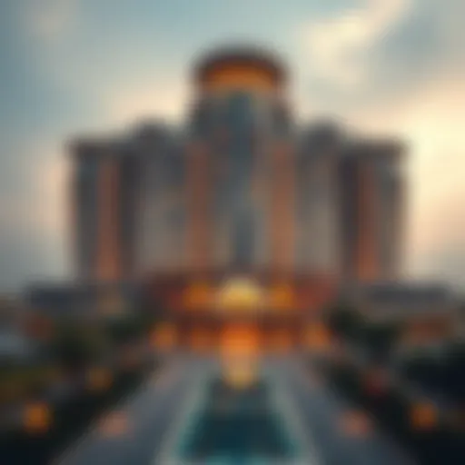 Architectural Marvel of Spinneys Al Bandar Breathtaking view of Spinneys Al Bandar showcasing its stunning architectural design