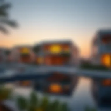 Architectural Splendor: The Homes of Al Rowdah Modern architecture of Al Rowdah properties reflecting luxury living