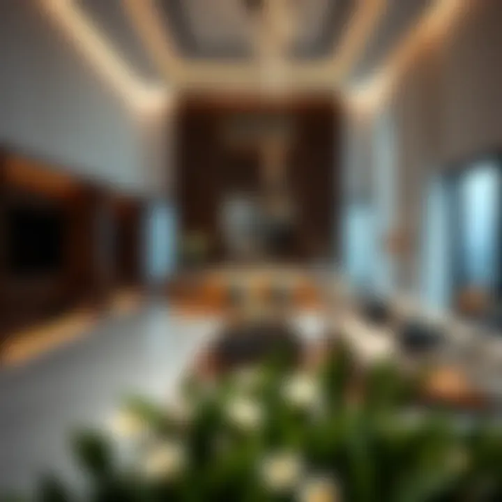 Elegant interior showcasing modern amenities