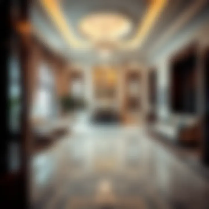 Inside a Luxurious Villa Lavish interior of a luxury villa in Dubai