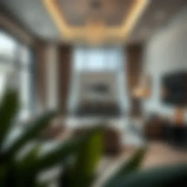 Contemporary Villa Interior Aesthetics Elegant interior of a contemporary villa highlighting modern aesthetics