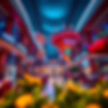 Entertainment Hub of Dubai Hills Mall Vibrant entertainment area with engaging attractions