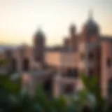 A picturesque view of Umm Al Ramool showcasing its unique architecture