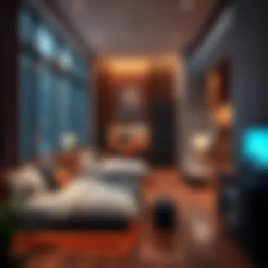 Modern Co-Living Spaces in Internet City Luxurious co-living spaces in Dubai's Internet City showcasing modern design.