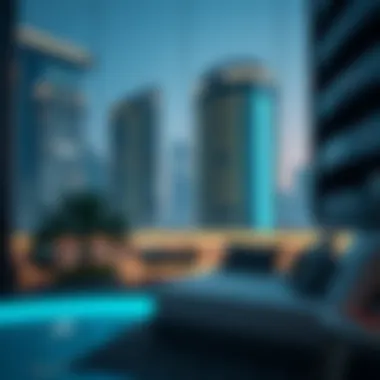 Technology Enhancing Living in Internet City Technology-driven amenities enhancing living experiences in Internet City.