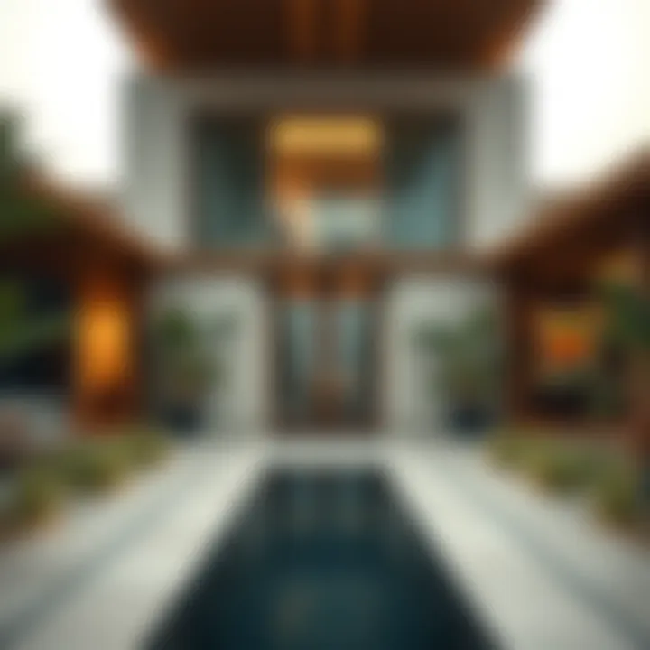 A luxury property in Dubai highlighting sustainable living