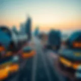 Panoramic view of جميرا مول showcasing its modern architecture