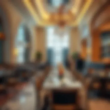 Culinary Delights at جميرا مول Elegant dining area featuring exquisite culinary options at جميرا مول