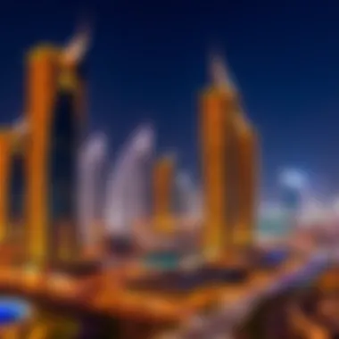 Dubai skyline showcasing luxury real estate