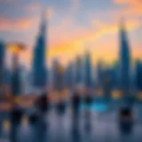 Luxurious Dubai skyline showcasing high-end properties