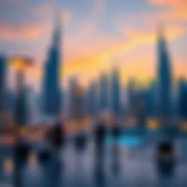 Dubai's Skyline: A Glimpse into Luxury Real Estate Luxurious Dubai skyline showcasing high-end properties