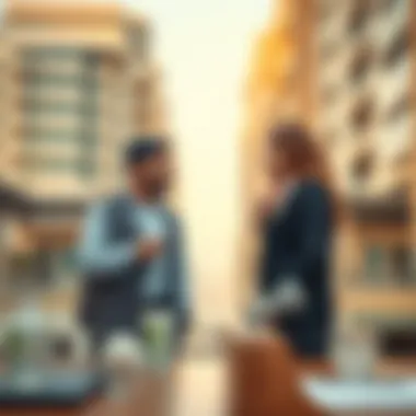 Landlord and Tenant Dynamics in Dubai Visual representation of landlord and tenant interactions under RERA