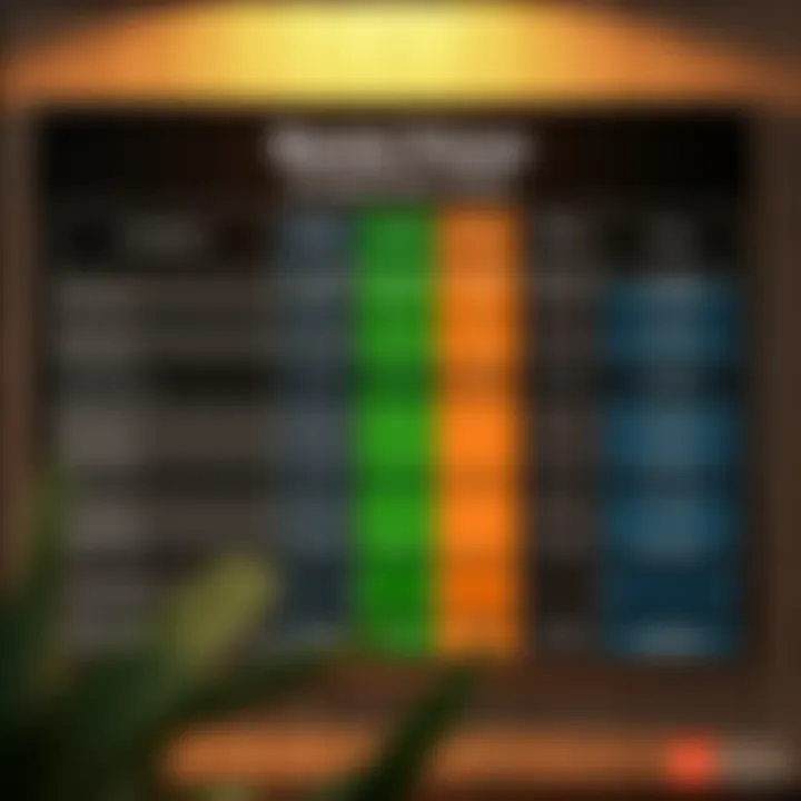 Rental Prices Comparison Chart A comparative chart illustrating rental prices in different Dubai regions