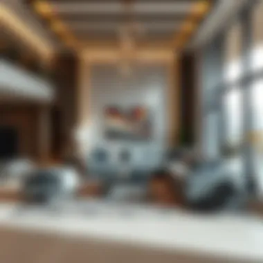 Modern Luxury Living Room A modern living room showcasing high-end interior design