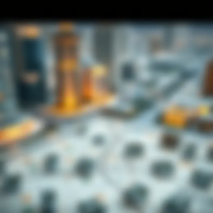 Key Neighborhoods in Dubai's Luxury Real Estate Market A map highlighting key neighborhoods in Dubai's luxury market