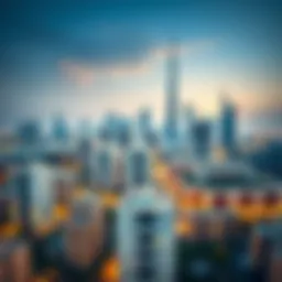 Aerial view of Dubai's skyline showcasing residential buildings