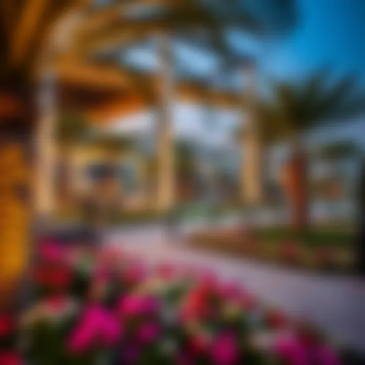 Beautifully landscaped community park in Victory Heights