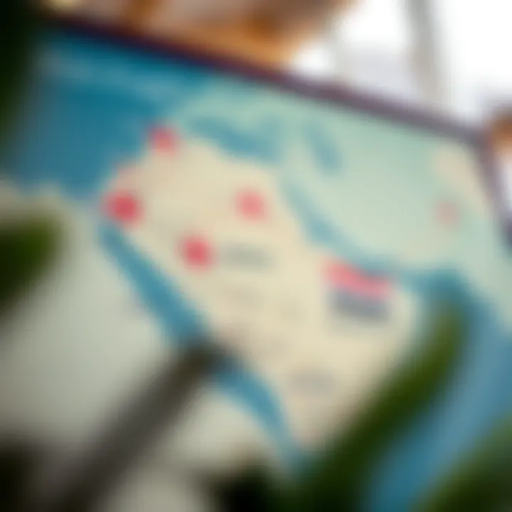 Visa-Free Travel Map Map highlighting visa-free countries accessible to UAE residents