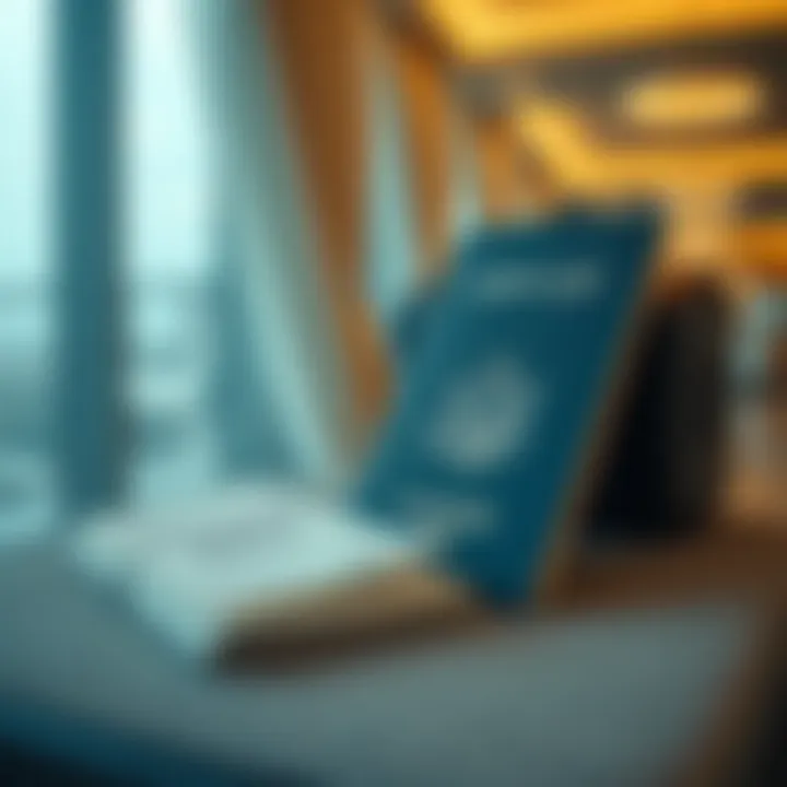 Preparing for a Journey Passport and boarding pass ready for a visa-free trip