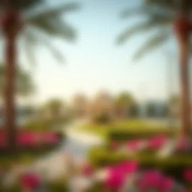 Parks and Recreation Areas in Wasl Village Beautifully landscaped parks and recreation areas in Wasl Village