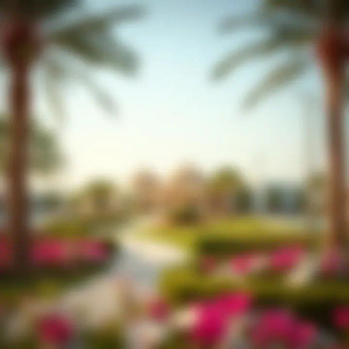 Parks and Recreation Areas in Wasl Village Beautifully landscaped parks and recreation areas in Wasl Village